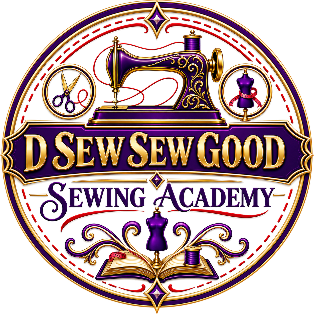 D Sew Sew Good Sewing Academy logo